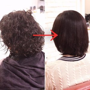 【施術例】Before&After　クセが強い=強い薬を使えばいい、という問題ではない？？